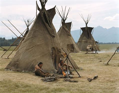 Plains Indians Teepee Village | the plains indians typically lived in ...