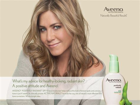 Pin by Caitlin Lescord on Hair/makeup/etc. | Aveeno positively radiant, Jennifer aniston, Aveeno