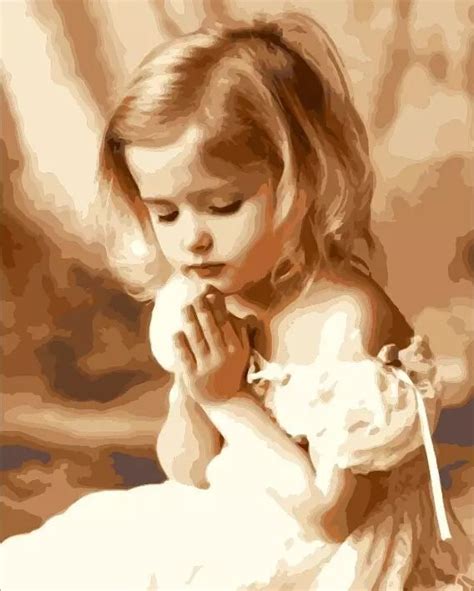 Girl Praying Painting at PaintingValley.com | Explore collection of ...