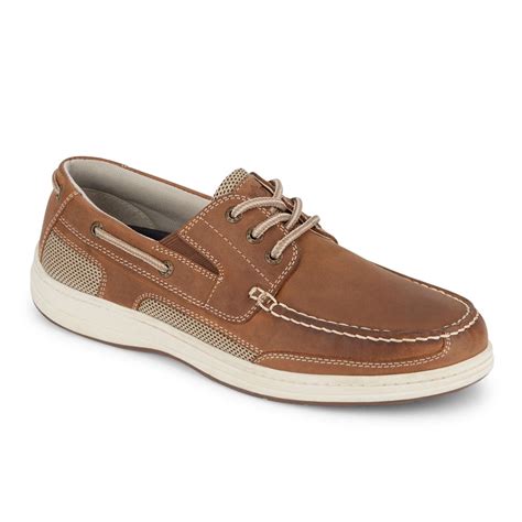 Dockers Mens Beacon Leather Casual Classic Boat Shoe with Stain ...