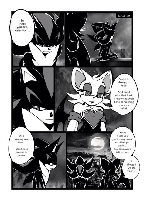 Shadouge comic preview | Sonic and shadow, Shadow and rouge, Shadow the ...