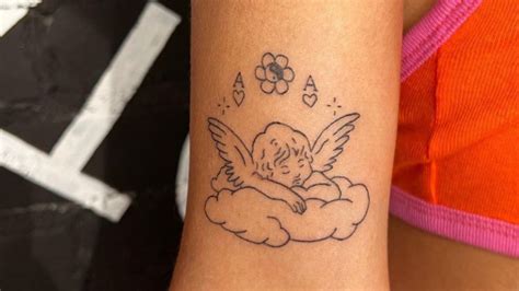 Baby Angels Tattoos For Women