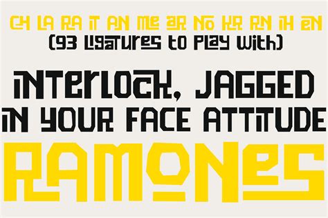 Ramones Font | NamiStudio | FontSpace