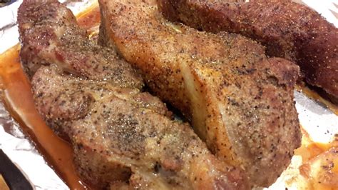 Oven Roasted Country Style Pork Rib Boneless with Dry Spices