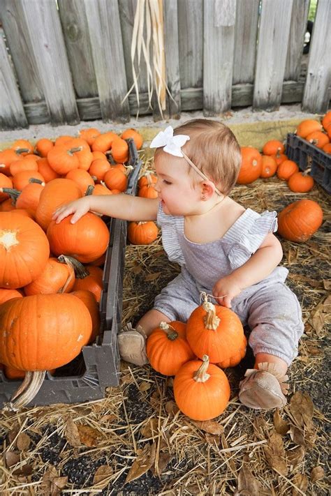 Pumpkin Patch Pictures - Baby's First Pumpkin Patch Visit - kay buell ...