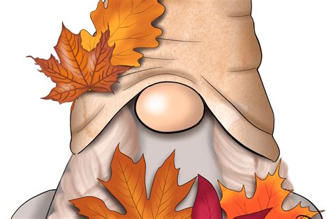 Fall Gnomes Clipart Nordic Gnomes Clipart Thanksgiving - Etsy