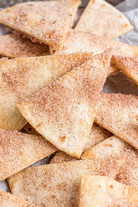 Baked Cinnamon Sugar Tortilla Chips Recipe Shugary Sweets, 48% OFF