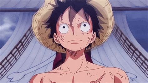 Luffy One Piece GIF - Luffy OnePiece Windy - Discover & Share GIFs