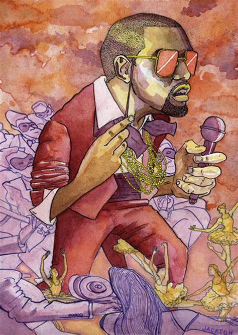 The 50 Coolest Pieces Of Art Inspired By Kanye West | Art, Hip hop art, Art pieces