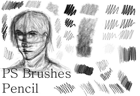 20 Sets of Free Photoshop Pencil Brushes | PHOTOSHOP FREE BRUSHES