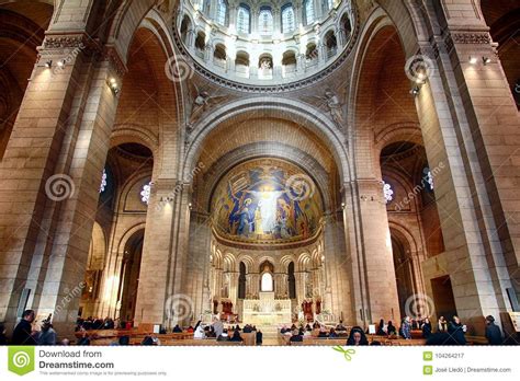 Details Of The Basilica Of The Sacre Coeur Of Montmartre In Paris ...