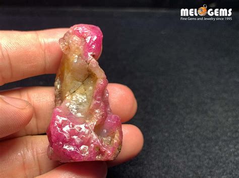 Natural Raw Ruby - Crystal Ruby Luc Yen RT008 - Melogems | One of top collectors of melo melo pearls