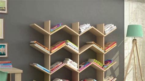 Modern book shelf design ideas 2019 || make your library stylish - YouTube