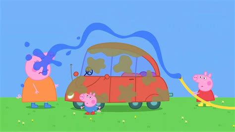 PEPPA PIG CLEANS THE DIRTY CAR | Peppa Pig English Episodes Compilation - YouTube