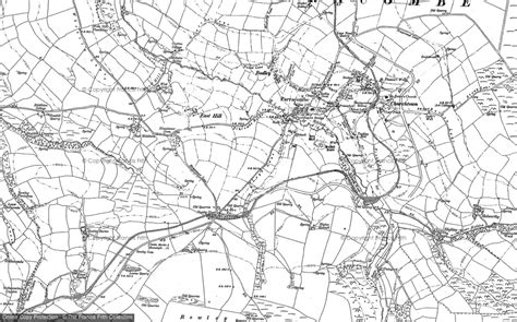 Historic Ordnance Survey Map of Parracombe, 1887