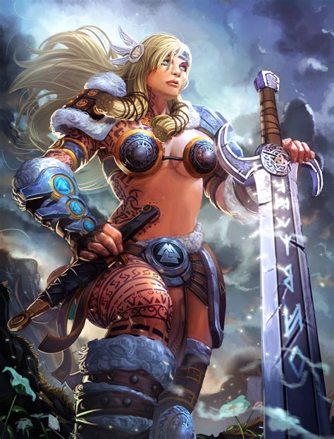Freya the Queen of the Valkyries (SMITE) | Game-Art-HQ
