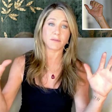 Jennifer Aniston Flashes Her '11 11' Wrist Tattoo During Chat with Friends Co-Star Lisa Kudrow ...