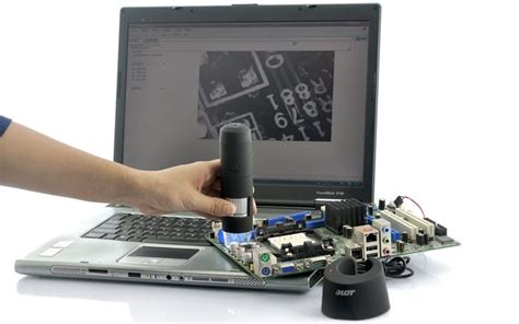 Wireless Digital Microscope - 200x Zoom, 1.3 Megapixel Sensor | Health tech, Cool electronic ...