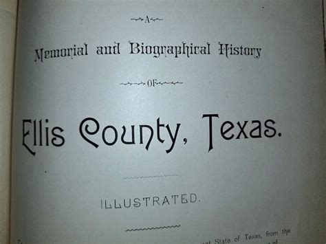 History of Ellis County & Presidents of US - Rockwell Antiques Dallas