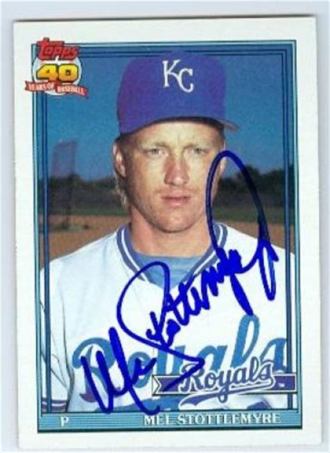 Mel Stottlemyre Autographed Baseball Cards