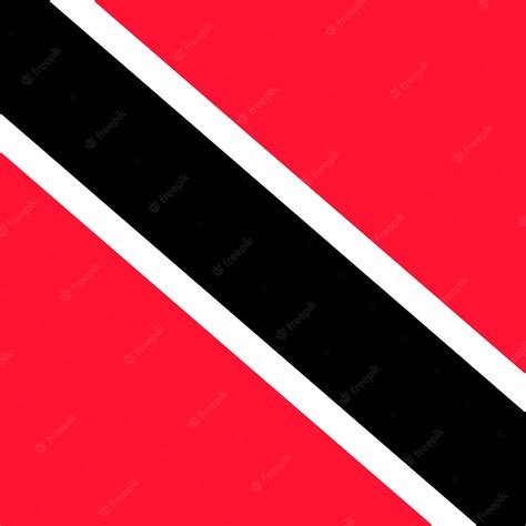 Premium Vector | Trinidad and tobago flag official colors vector ...