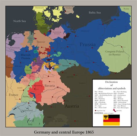 Germany and central europa 1865 by JonasGraf on DeviantArt