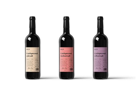 Solvin Gård — Packaging on Behance | Packaging, Packaging labels, Wine bottle