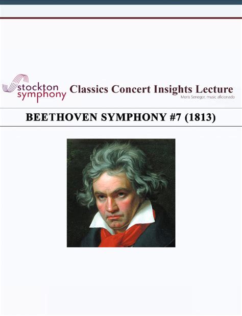 Beethoven Symphony #7 (1813) - Moris Senegor