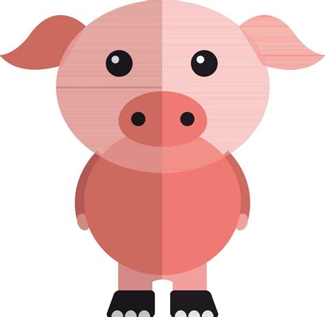 Cartoon of standing pig. 24364423 Vector Art at Vecteezy