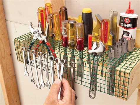 Hardware Cloth Tool Roost — The Family Handyman