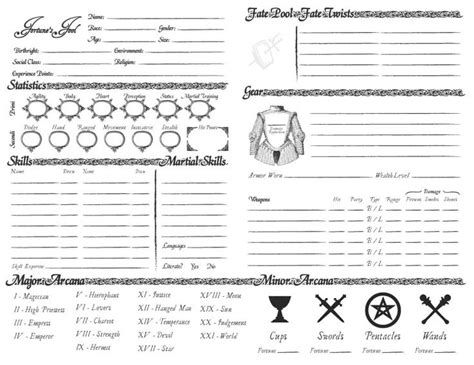 Pin by Dobby The Elf on Gaming: Character Sheets: AD&D/ShadowRun ...