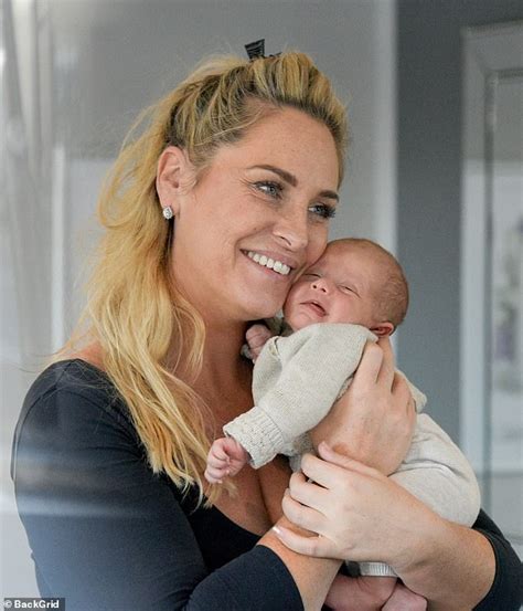 Josie Gibson looks enamoured with son Reggie-James | Daily Mail Online