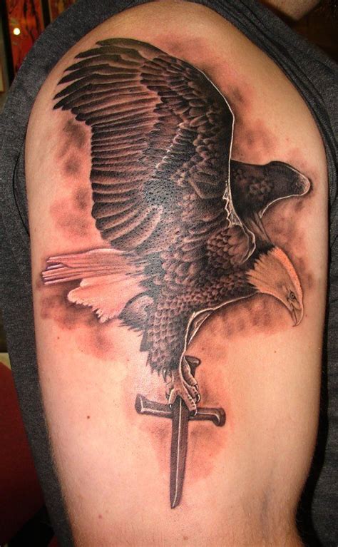50 Eagle Tattoos: Symbolism, Culture and Design | Art and Design | Hand tattoos for guys, Eagle ...