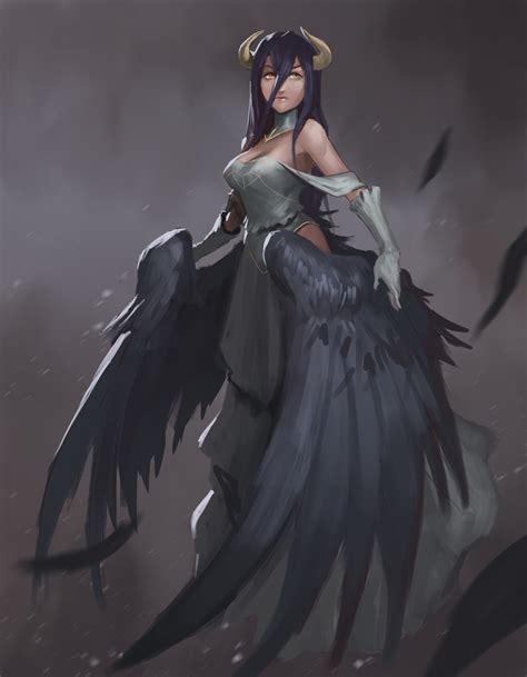 Wallpaper : Overlord anime, anime girls, Albedo OverLord 2729x3508 - ConsistentHypocrite ...