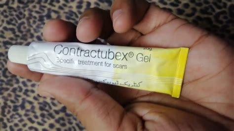 Contractubex Gel for Acne Scar/Best Gel of any type of scar - YouTube