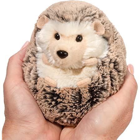 Amazon.com: DEMDACO Huddled Small Hedgehog Wispy Chestnut Children's ...