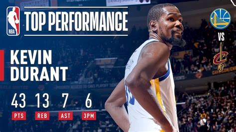 Kevin Durant's EPIC 43 Point Performance In Game 3 | 2018 NBA Finals # ...