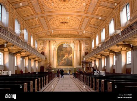 Old royal naval college chapel hi-res stock photography and images - Alamy