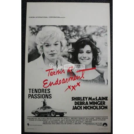 TERMS OF ENDEARMENT - Belgian Movie Poster Store