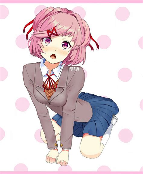 Natsuki from DDLC by EmilySK on DeviantArt