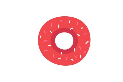 Donut Pink Icon Graphic by krookiostudio · Creative Fabrica