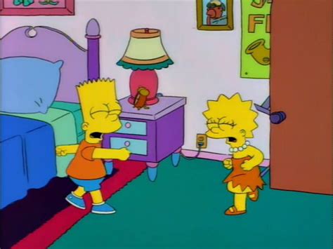 The Bart Vs. Lisa Fight From 'The Simpsons," But In A Wrestling Match