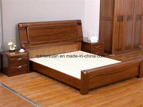 [Hot Item] Solid Wooden Bed Modern Double Beds (M-X2349) | Wooden ...