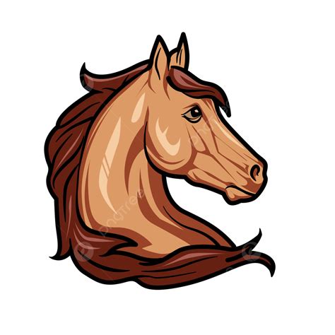 Horse Head Cartoon Sticker, Horse Clipart, Cartoon Clipart, Head ...