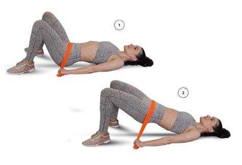 Butt - Hip Thrust with Long Resistance Band - FIT CARROTS | Premium ...