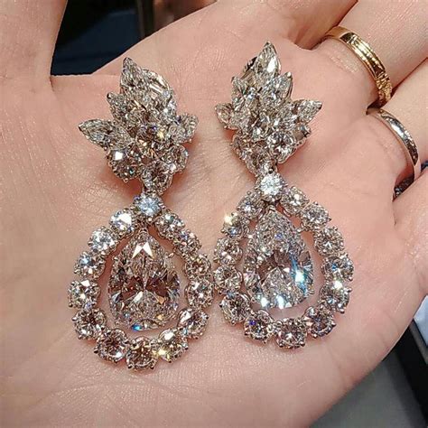 Jewelry - Diamond Drop Earrings #2786946 - Weddbook