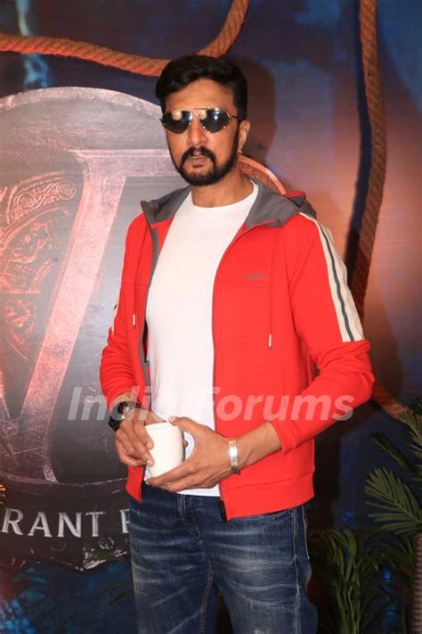 Kiccha Sudeep promoting his upcoming film Vikrant Rona in Juhu Photo