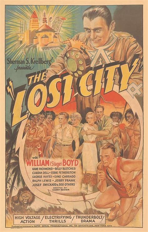 The Lost City Movie Poster 1935 Photograph by Redemption Road - Pixels