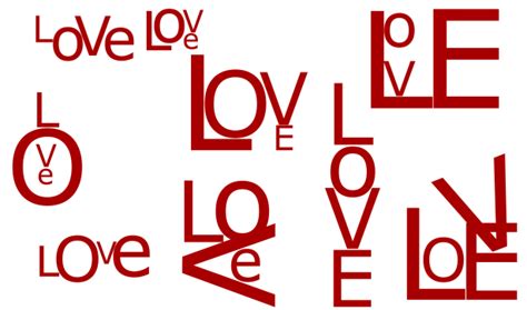 Words Of Love Transparent Free Stock Photo - Public Domain Pictures