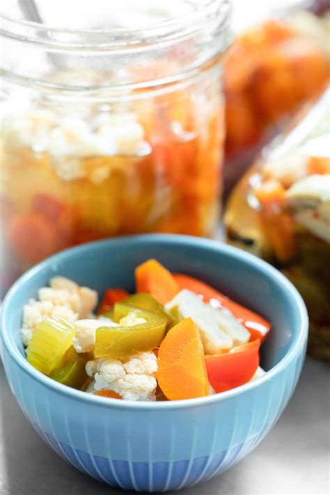 Homemade Giardiniera Recipe